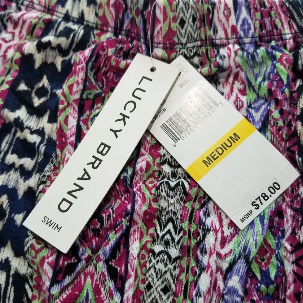 Lucky Brand Boho Chic Romper Cover-up Size Medium - Picture 7 of 11